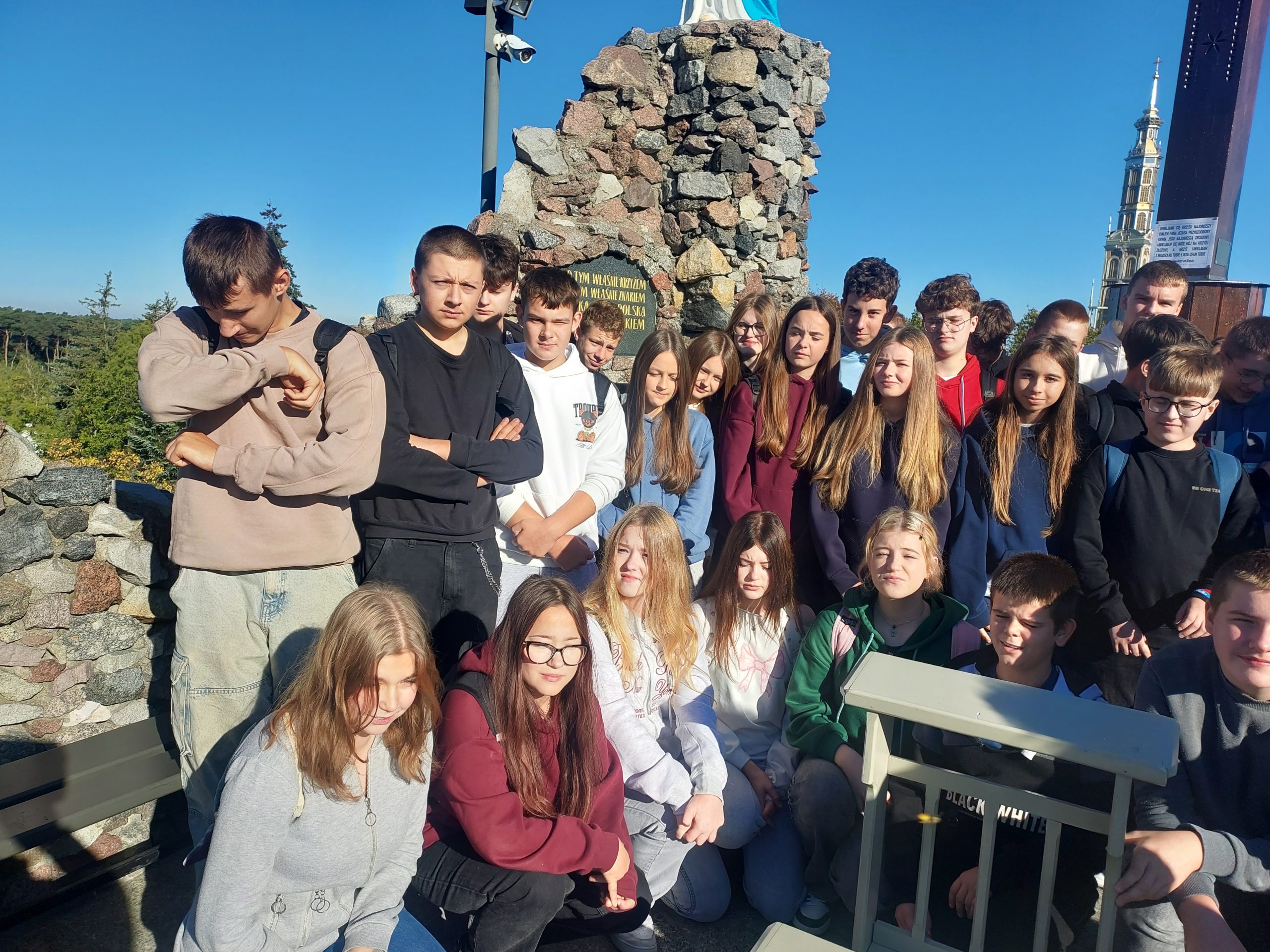 Pielgrzymka ósmoklasistów do Lichenia