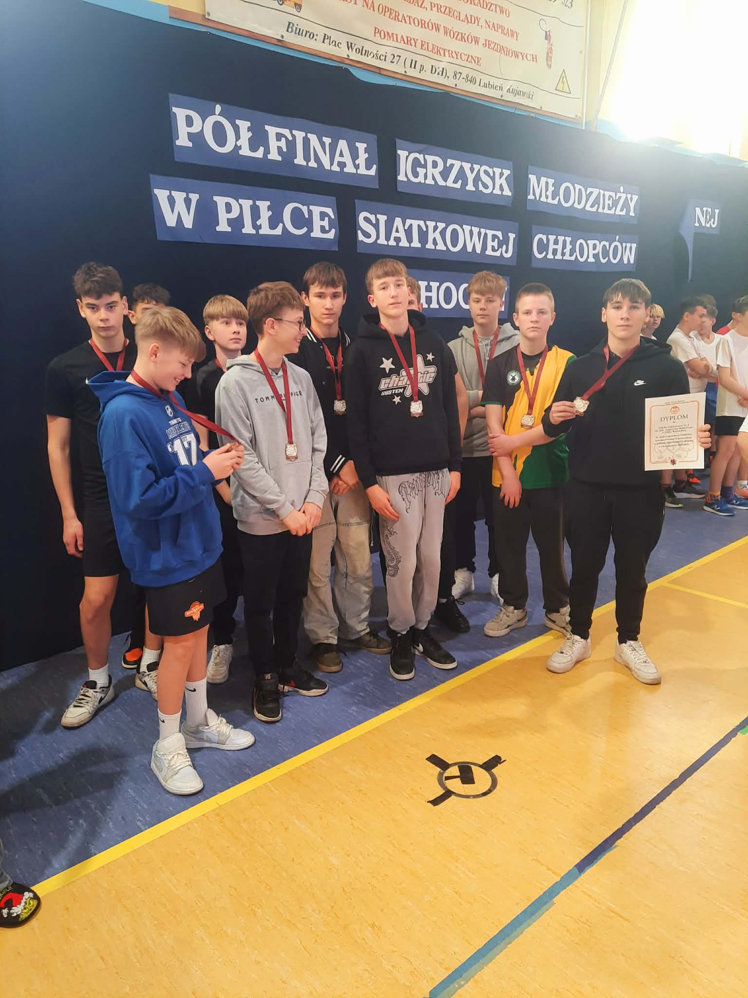 Powiatowe Półfinały Igrzysk Młodzieży w Piłce Siatkowej Chłopców